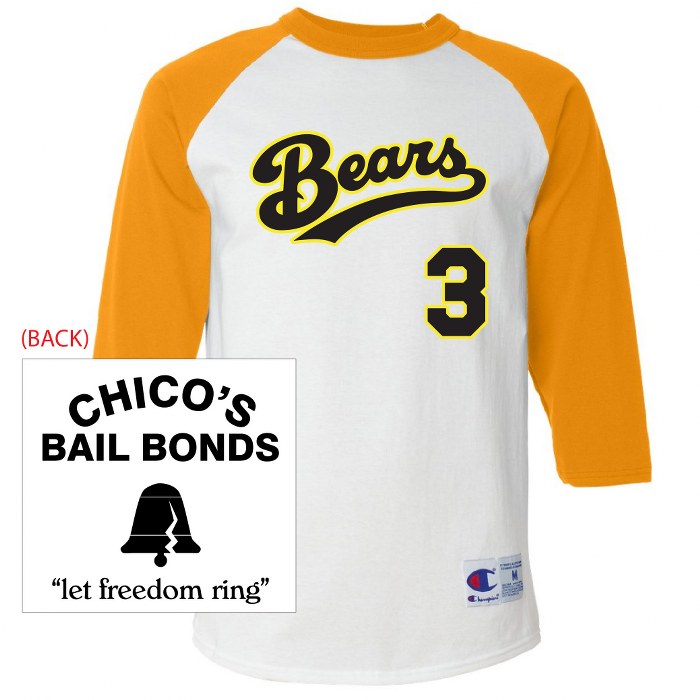 Bad News Bears 1976 baseball jersey T-shirt - Click Image to Close