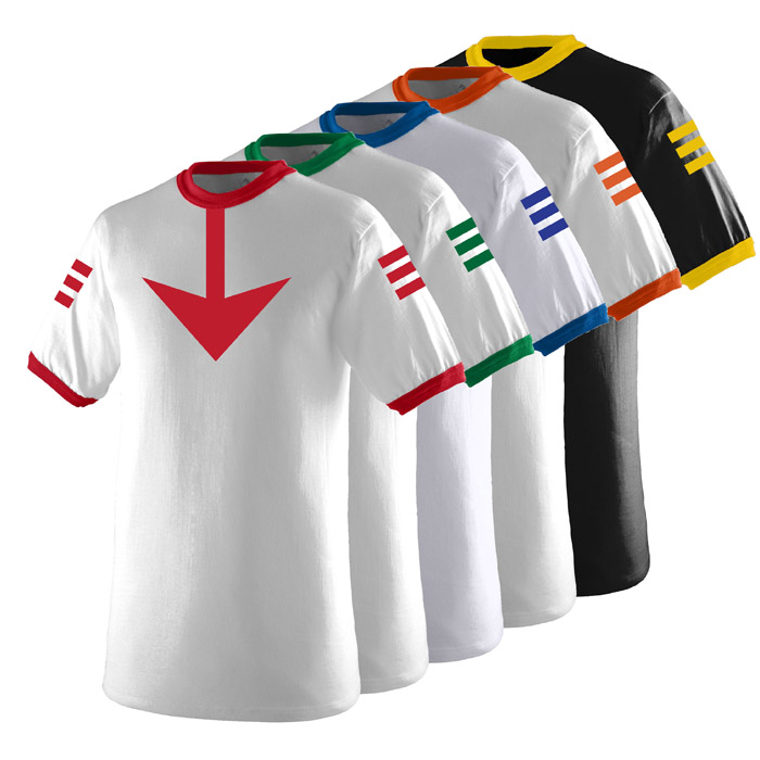 Star Blazers Space Battleship Yamato uniform T-shirt all colors - Click Image to Close