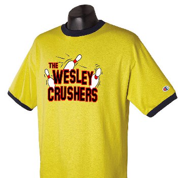 Big Bang Theory Wesley Crushers bowling T-shirt