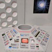 TARDIS console 3D print sticker set