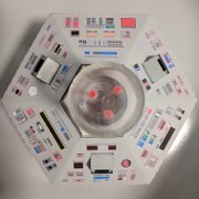 TARDIS console model sticker set (laser cut model)