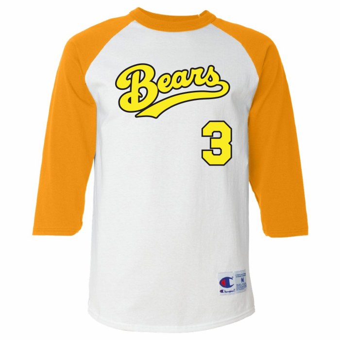 Bad News Bears 2005 baseball jersey T-shirt - Click Image to Close