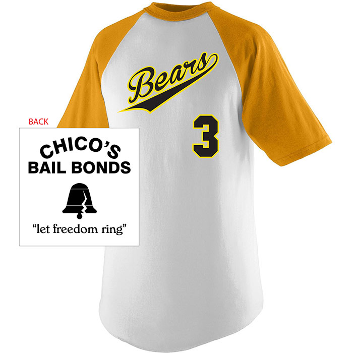 Bad News Bears baseball T-shirt old version - Click Image to Close