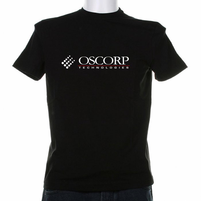 Spider Man Oscorp logo t-shirt Marvel - Click Image to Close