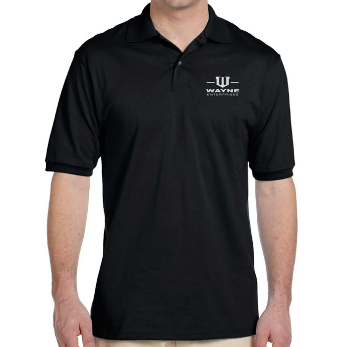 Batman Wayne Enterprises polo shirt - Click Image to Close