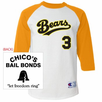 Bad News Bears 1976 baseball jersey T-shirt Bad News Bears